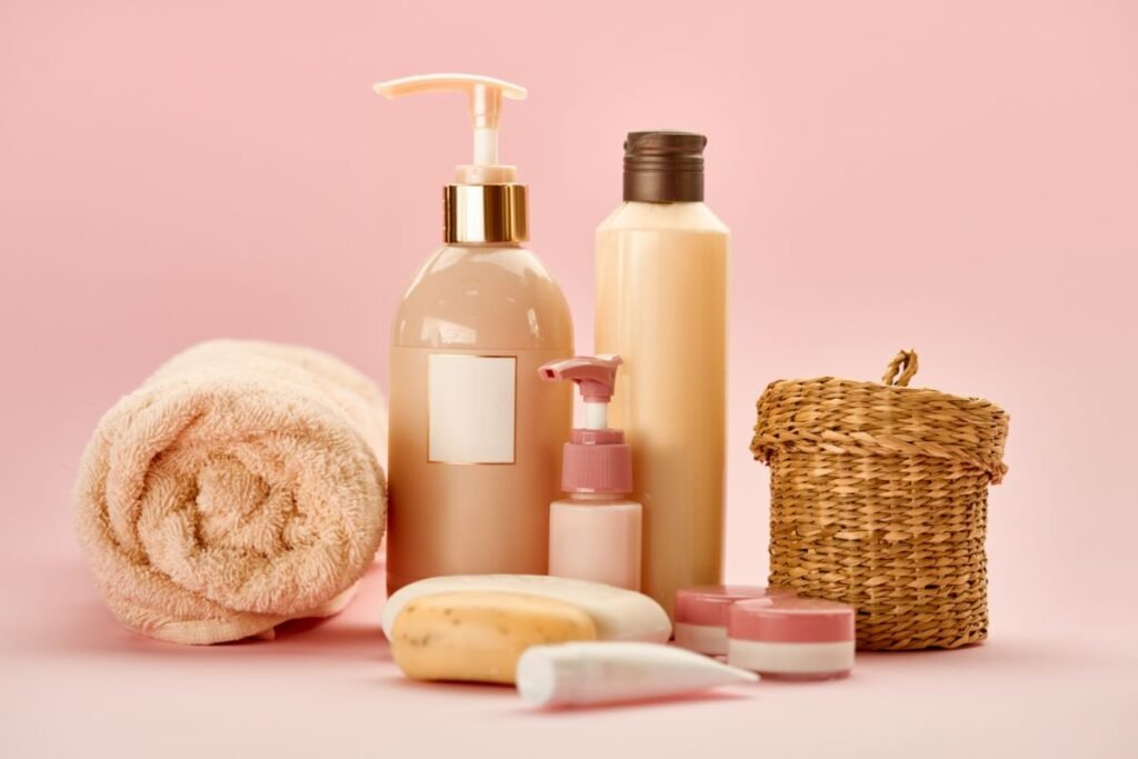 Sabonetes e produtos de skincare